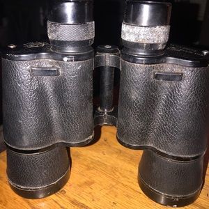 1900s Victory Binoculars w/ Leather Case no top.